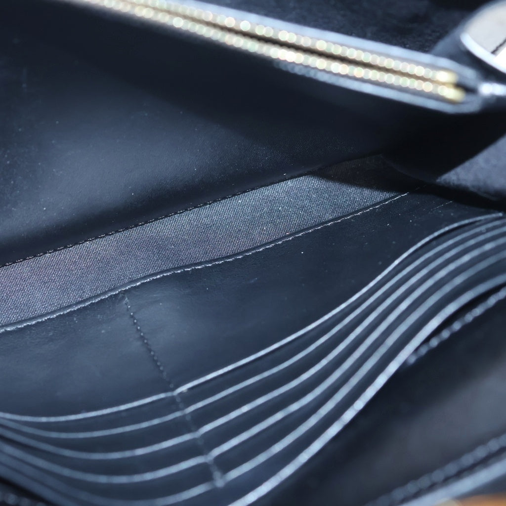 FENDI(フェンディ) キャナイエフ チェーンショルダーバック ブラック