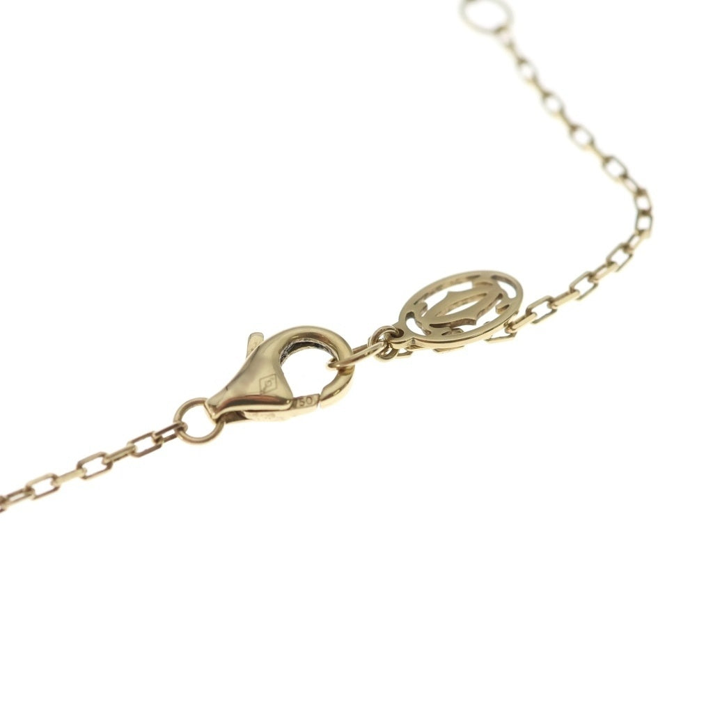 Cartier(カルティエ) ジュストアンクル 1pダイヤ ネックレス ペンダント チェーン ゴールド Ag750/YG 6.2g レディース