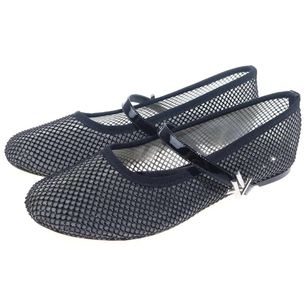 LOUIS VUITTON(ルイヴィトン) ロミーバレリーナシューズ フラットシューズ ブラック #37 1AIDS8 レディース