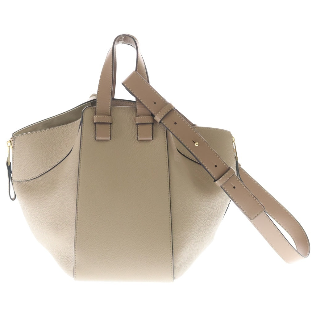 LOEWE(ロエベ) ハンモック スモール ショルダーバッグ ベージュ ブラウン レザー ゴールド金具 レディース