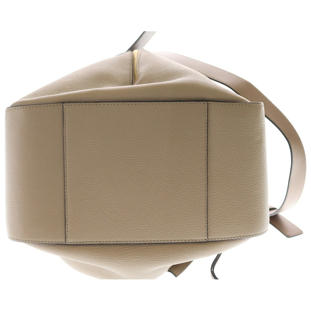 LOEWE(ロエベ) ハンモック スモール ショルダーバッグ ベージュ ブラウン レザー ゴールド金具 レディース