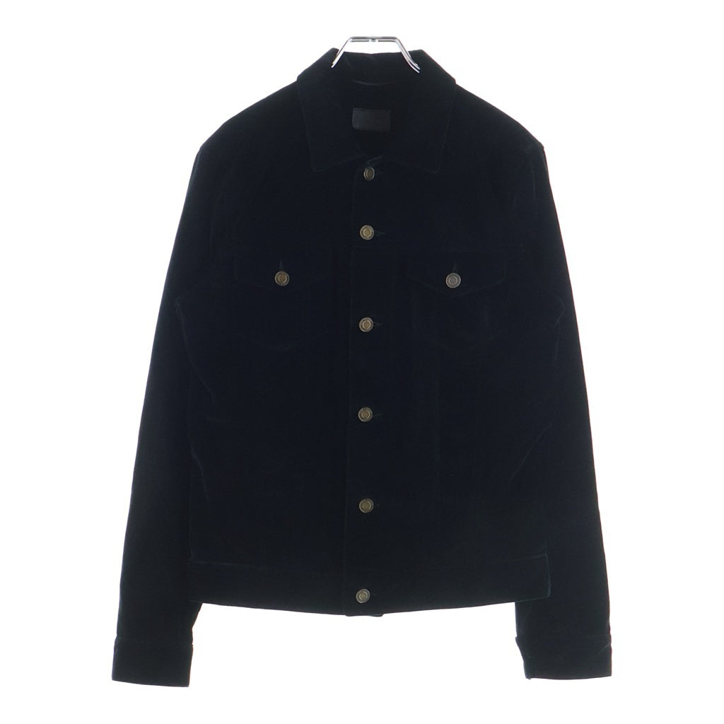 SAINT LAURENT PARIS(サンローランパリ) スタッズ ジャケット ブラック スエード #XS