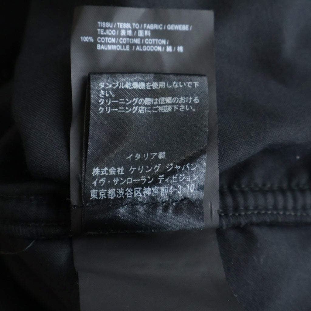 SAINT LAURENT PARIS(サンローランパリ) スタッズ ジャケット ブラック スエード #XS