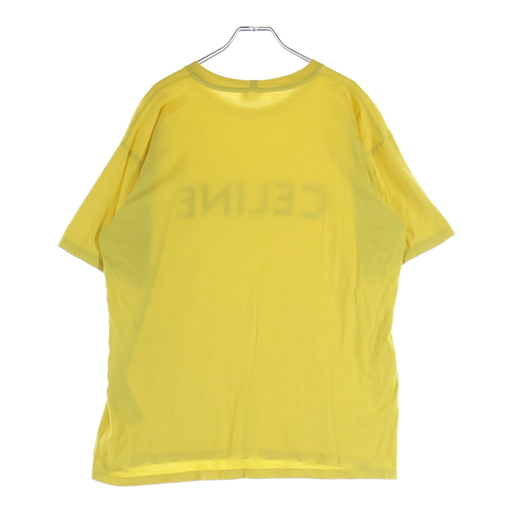 CELINE(セリーヌ) ロゴ Tシャツ イエロー #S