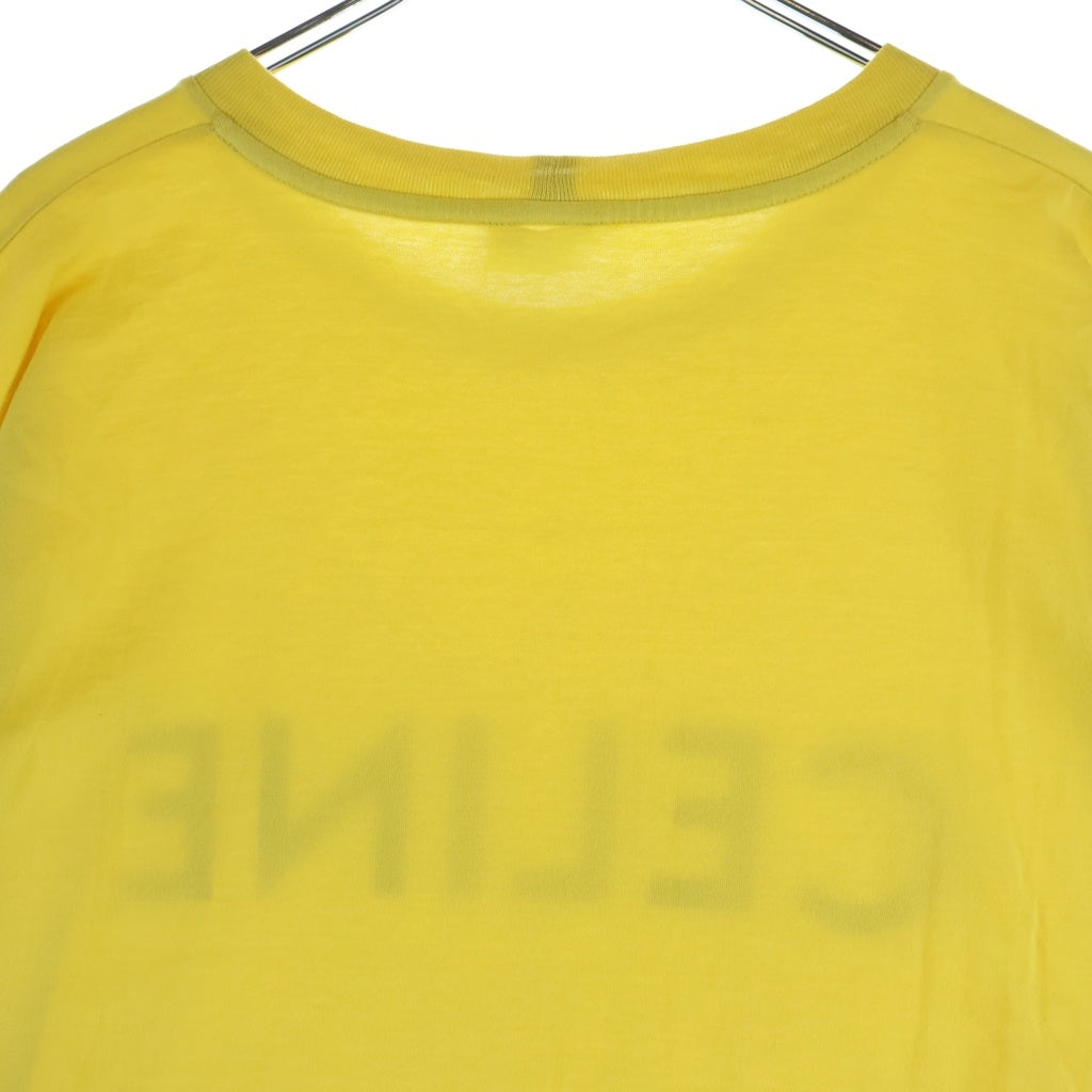 CELINE(セリーヌ) ロゴ Tシャツ イエロー #S