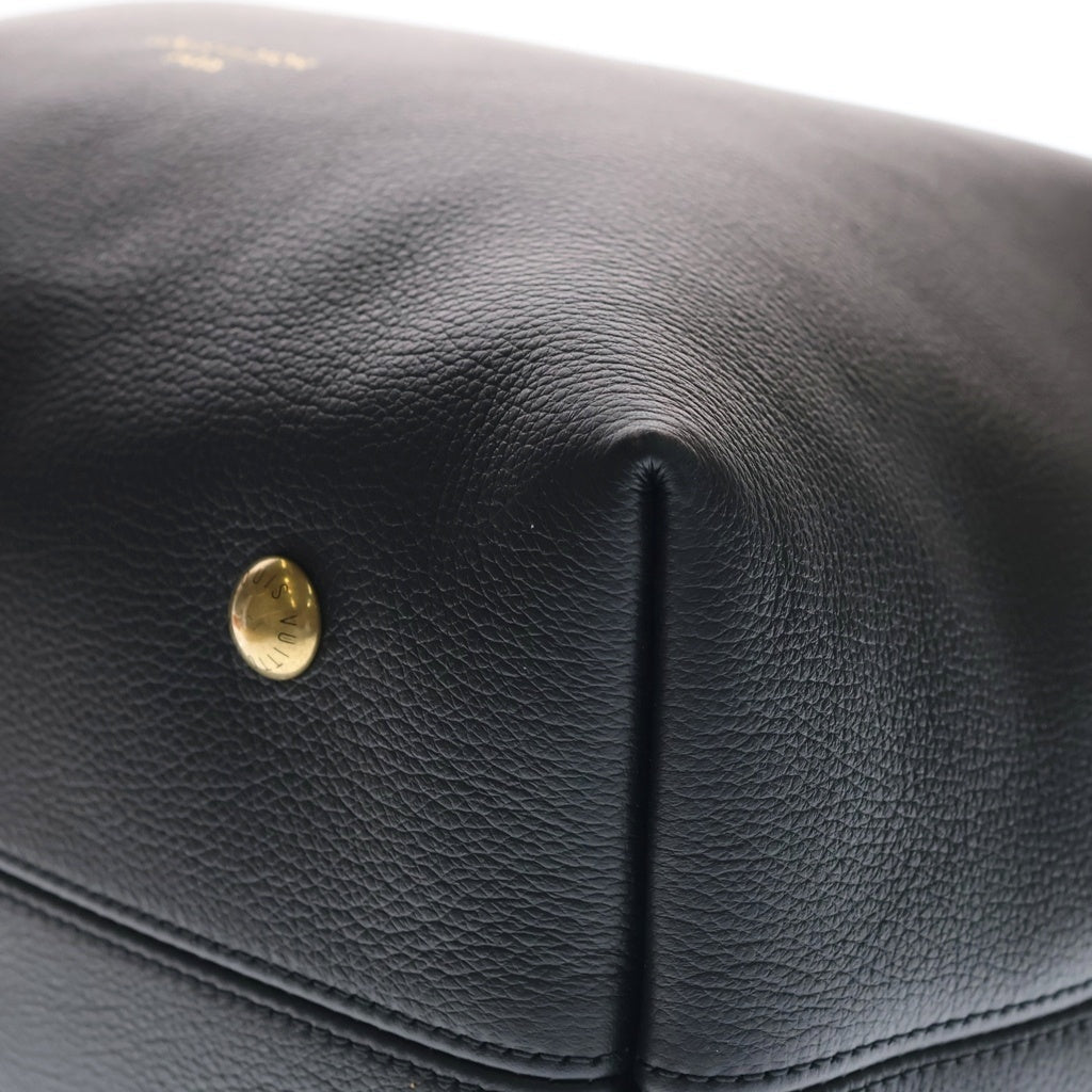 LOUIS VUITTON(ルイヴィトン) ロウキー ホーボーMM トートバッグ ハンドバッグ ワンショルダーバッグ ブラック ノワール レザー M24856 ゴールド金具 レディース