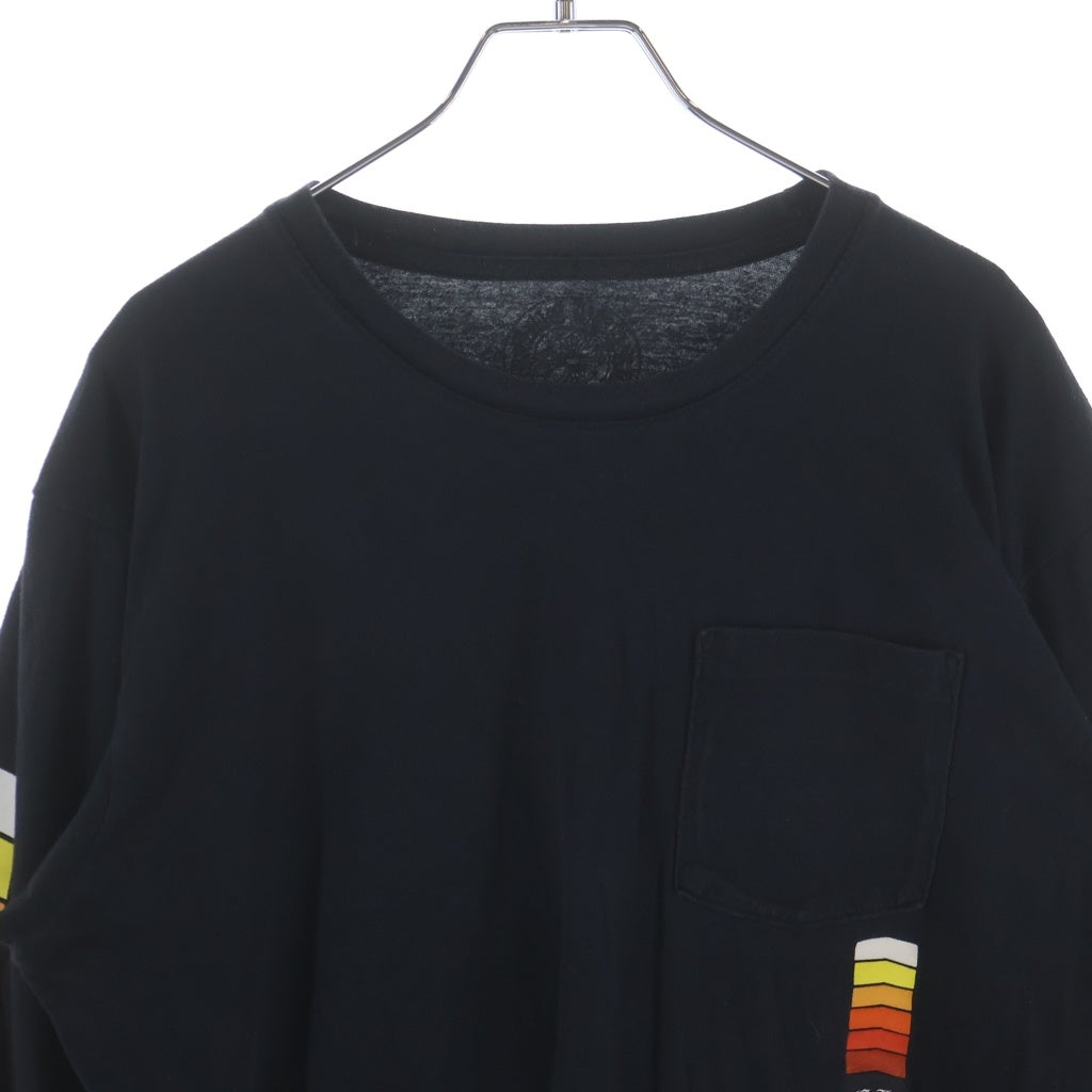 CHROME HEARTS(クロムハーツ) Neon Bar Logo Long Sleeve Tee ネオンバーロゴ ロングスリーブ Tシャツ ブラック #L