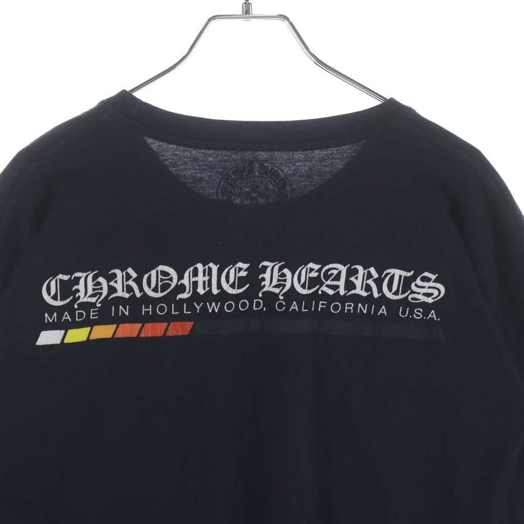 CHROME HEARTS(クロムハーツ) Neon Bar Logo Long Sleeve Tee ネオンバーロゴ ロングスリーブ Tシャツ ブラック #L