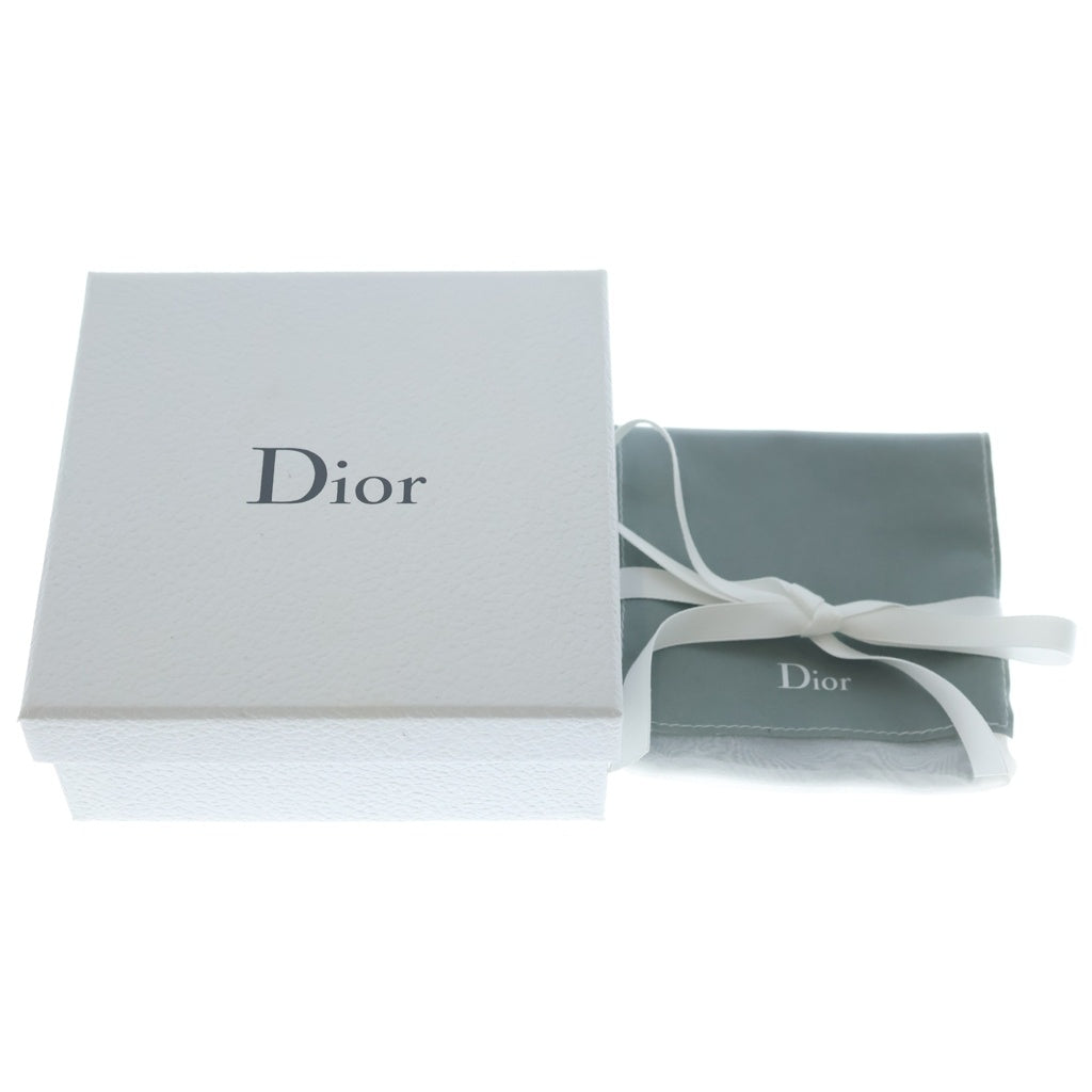 Christian Dior MONSIEUR(クリスチャンディオールムッシュ) レザー ロゴ ブレスレット ピンク ゴールド金具 レディース