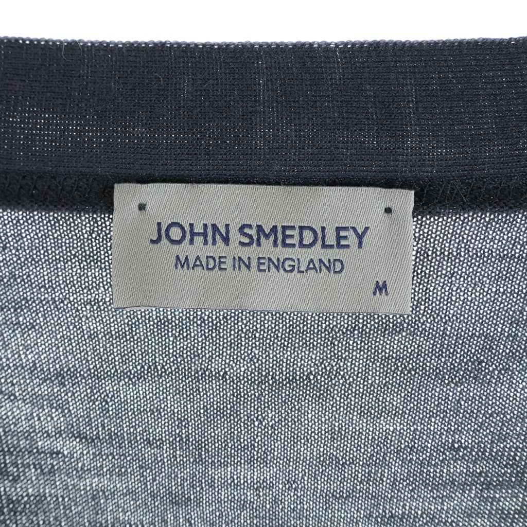 JOHN SMEDLEY(ジョンスメドレー) ウールカーディガン グレー #M レディース