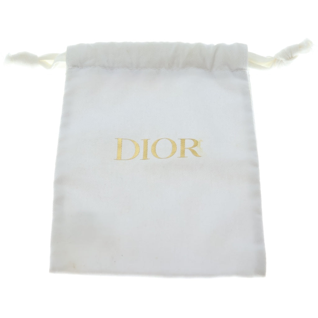Christian Dior(クリスチャンディオール) PetitCD ラインストーン ピアス ピンクゴールド レディース