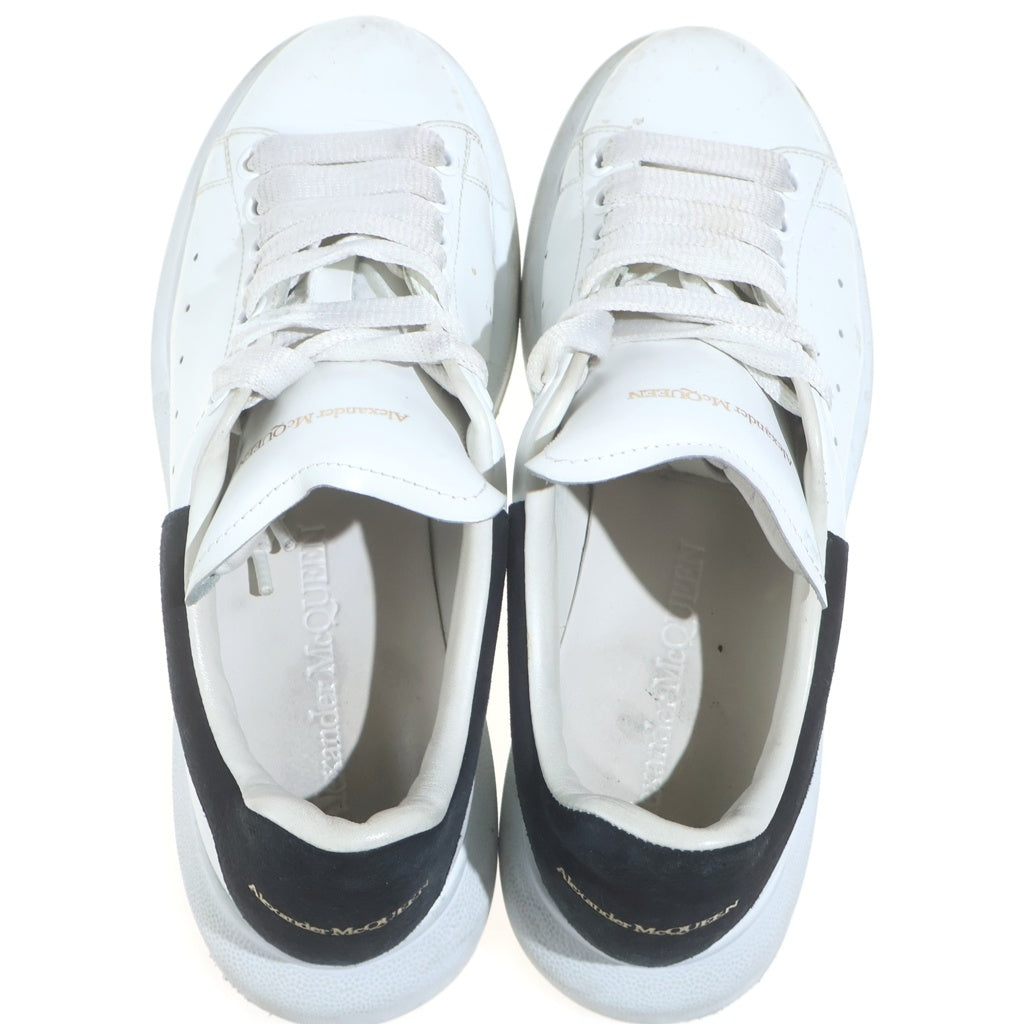 Alexander McQueen(アレキサンダーマックイーン) OVERSIZED SNEAKER オーバーサイズド スニーカー ローカット シューズ スエード ホワイト/ブラック 553770 レディース