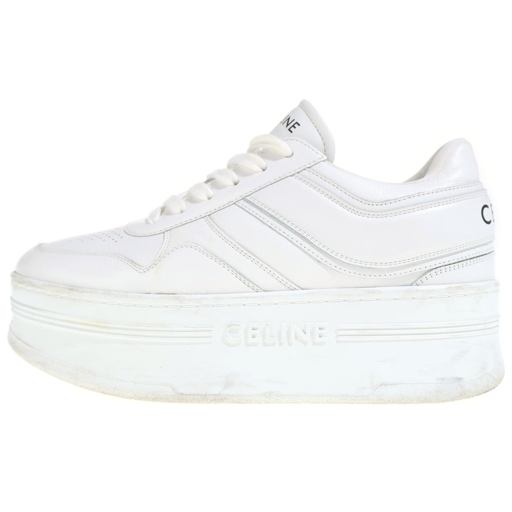 CELINE(セリーヌ) ロゴローカットスニーカー ホワイト #38 レディース