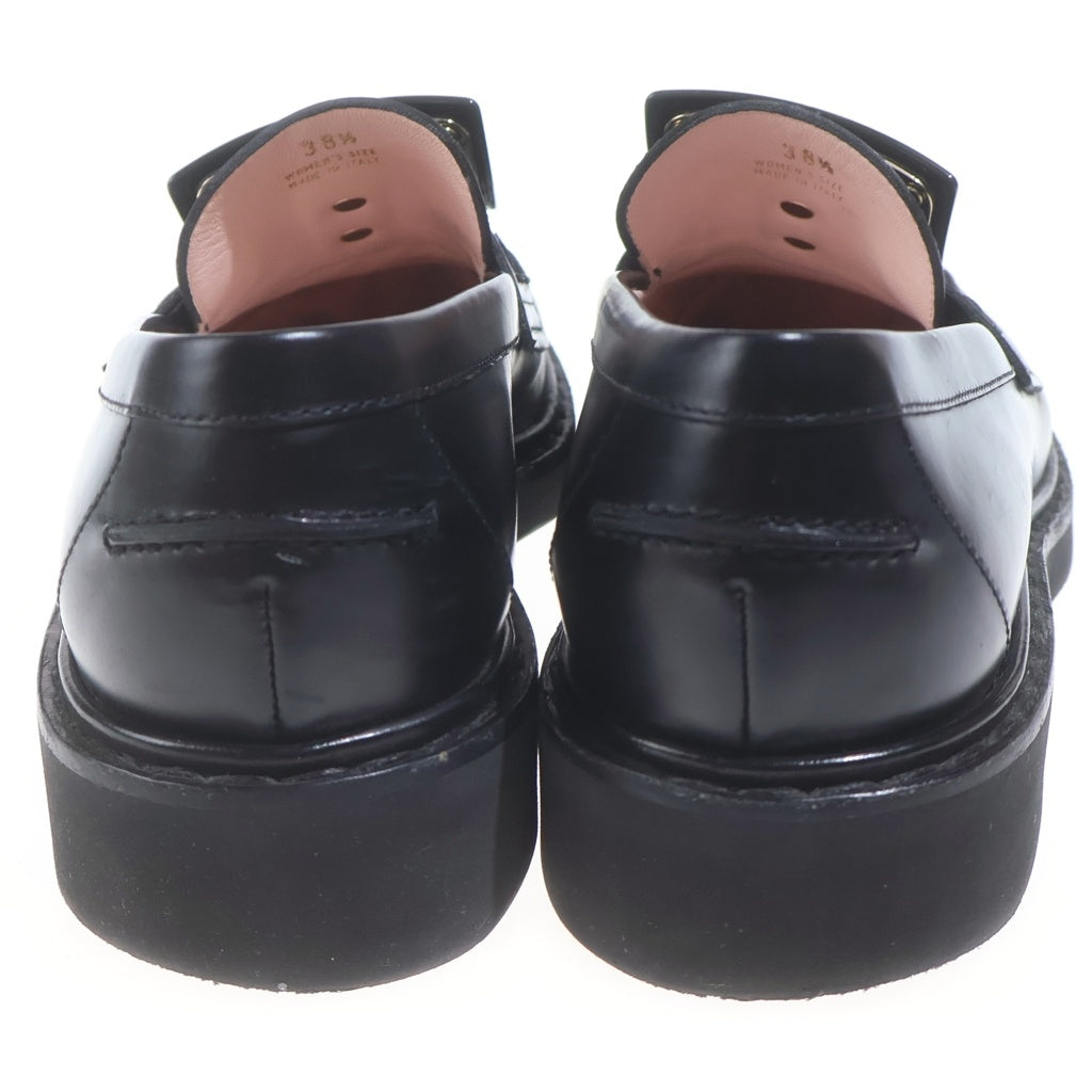 Roger Vivier(ロジェヴィヴィエ) メタルバックル ローファー レザー ブラック レディース