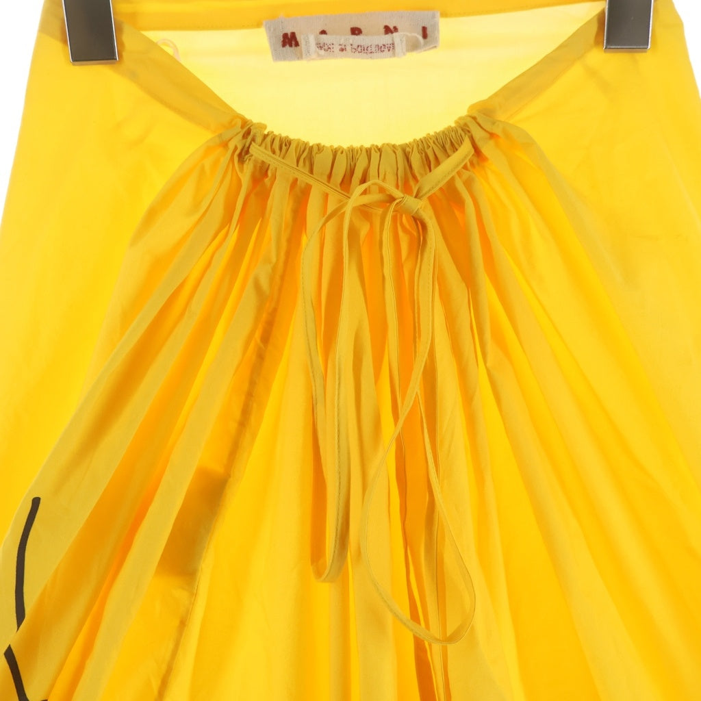 MARNI(マルニ) フラワー柄プリント スカート イエロー レディース