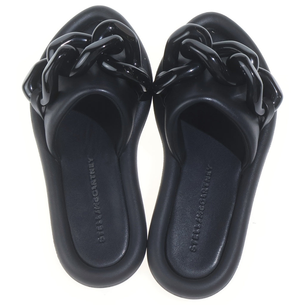STELLA McCARTNEY(ステラマッカートニー) Chunky Chain Air Slides エアスライドサンダル チェーン ブラック レディース