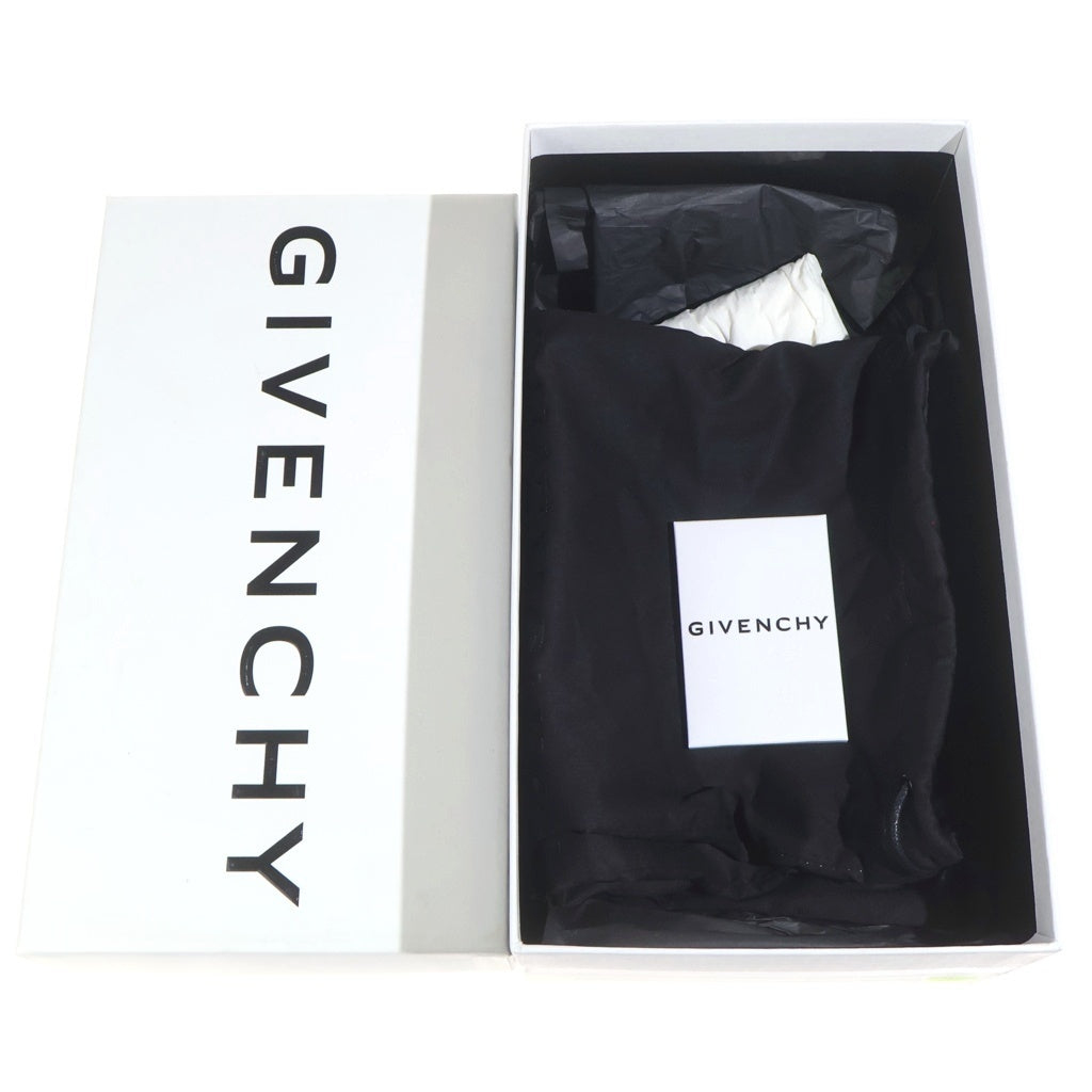GIVENCHY(ジバンシィ) Gロゴヒール レザー サンダル シューズ ブラック レディース