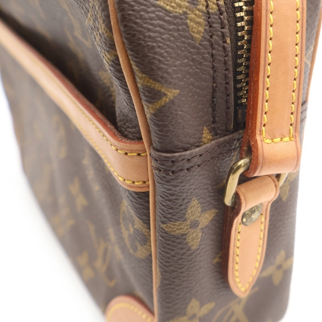 LOUIS VUITTON(ルイヴィトン) モノグラム トロカデロ ショルダーバッグ ブラウン レザー×PVC M51274 ゴールド金具 レディース