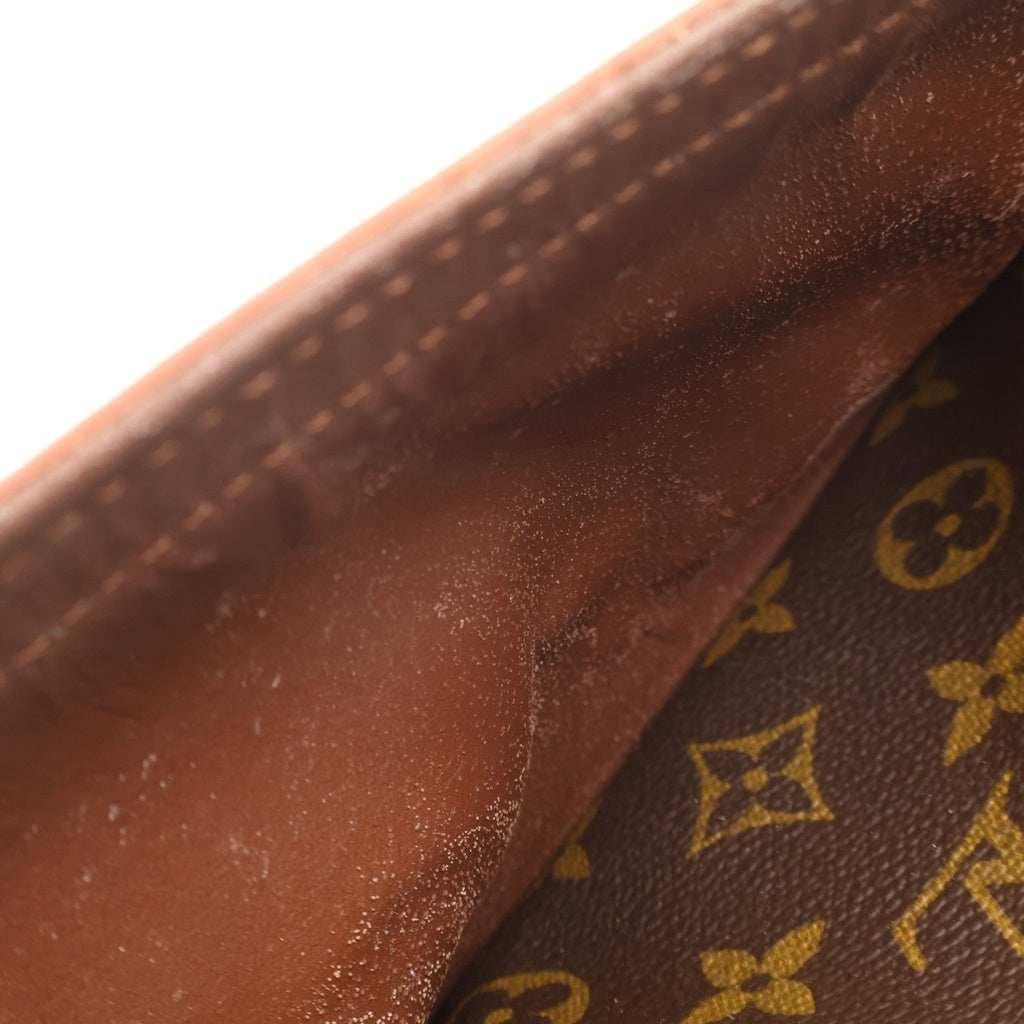 LOUIS VUITTON(ルイヴィトン) モノグラム トロカデロ ショルダーバッグ ブラウン レザー×PVC M51274 ゴールド金具 レディース