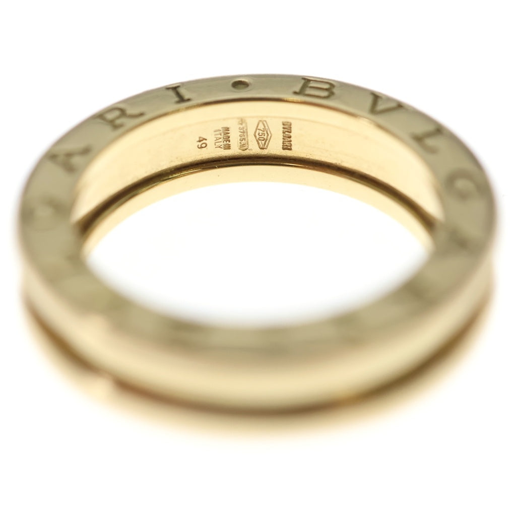 BVLGARI(ブルガリ) ビーゼロワン リング Au750 K18 YG イエローゴールド 1バンド