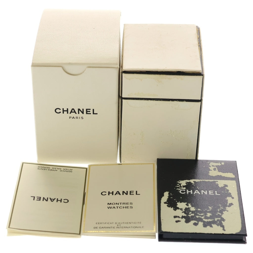 CHANEL(シャネル) プルミエールM GP×革/QZ クオーツ クォーツ 腕時計 H0001 黒文字盤