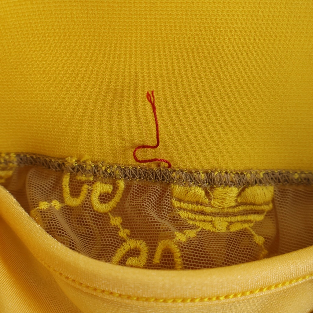 GUCCI(グッチ) ×adidas GGロゴ チュールパンツ アディダス シースルー イエロー 693446 レディース