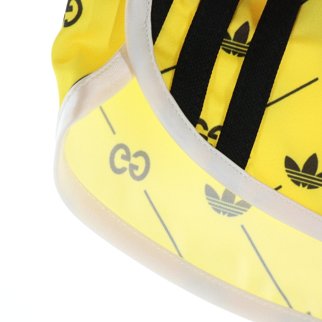 GUCCI(グッチ) ×adidas インターロッキングG ショートパンツ ショーツ ハーフパンツ ポリエステル イエロー 693439 レディース