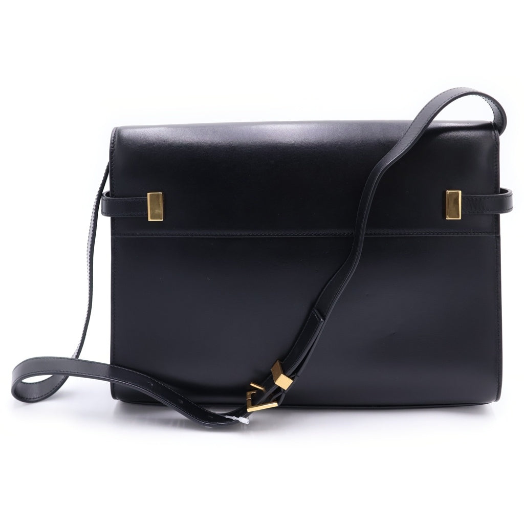 SAINT LAURENT PARIS(サンローランパリ) マンハッタン ショルダーバッグ ブラック レザー 579271 袋 レディース