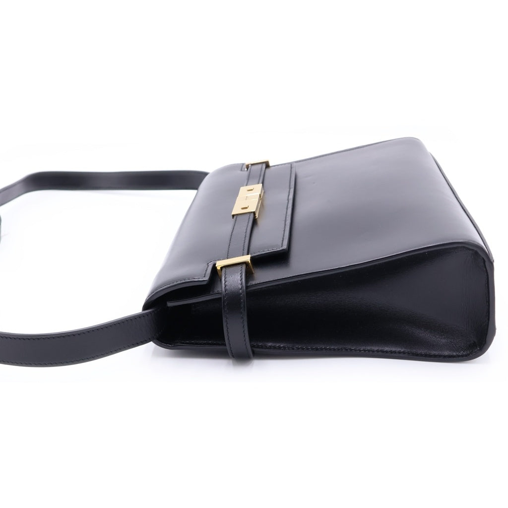 SAINT LAURENT PARIS(サンローランパリ) マンハッタン ショルダーバッグ ブラック レザー 579271 袋 レディース