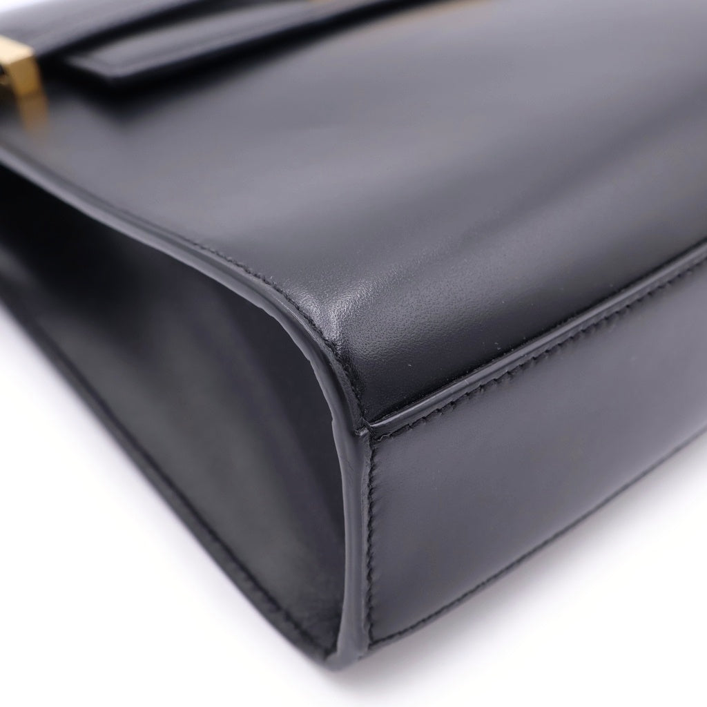 SAINT LAURENT PARIS(サンローランパリ) マンハッタン ショルダーバッグ ブラック レザー 579271 袋 レディース