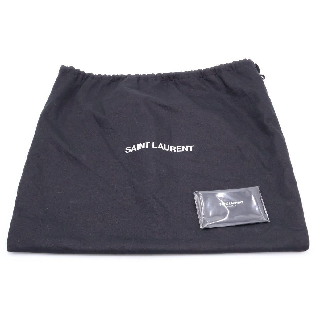SAINT LAURENT PARIS(サンローランパリ) マンハッタン ショルダーバッグ ブラック レザー 579271 袋 レディース