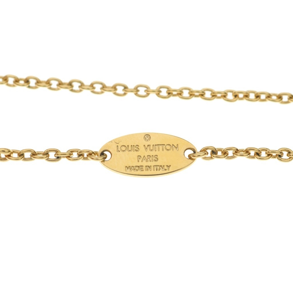 LOUIS VUITTON(ルイヴィトン) コリエ エセンシャルV ペルル パール ネックレス ペンダント チェーン ゴールド GP M68358 レディース