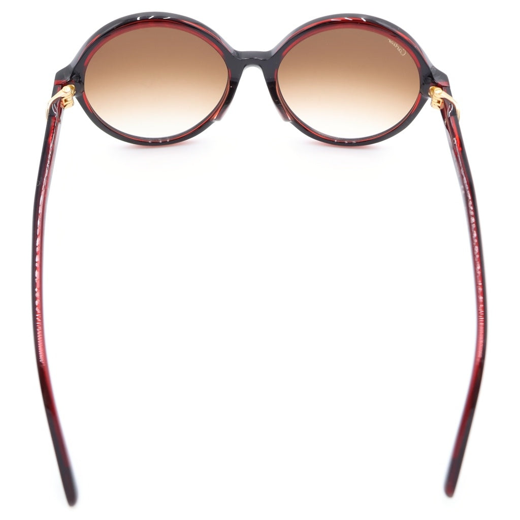 Cartier(カルティエ) C ドゥ カルティエ サングラス グラデーションレンズ ブラウン×ブラック CT0127SA レディース