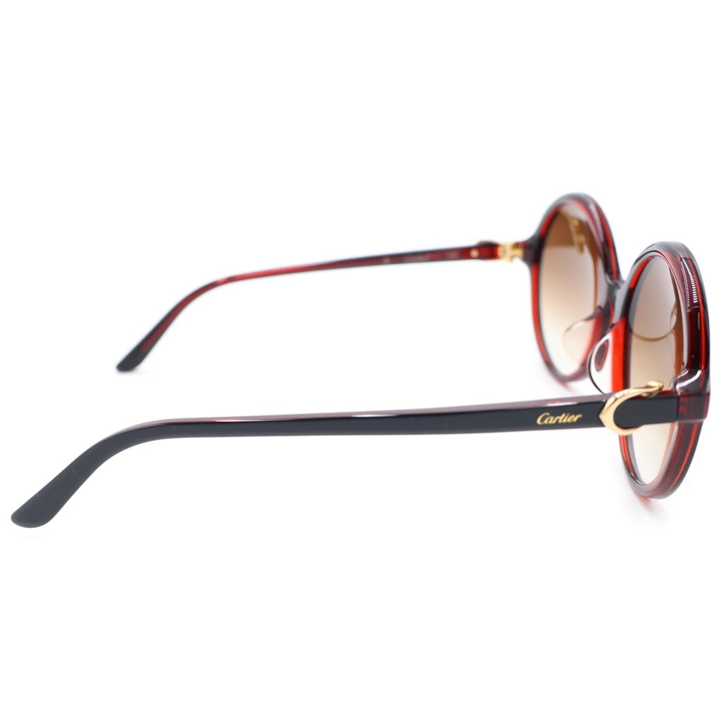 Cartier(カルティエ) C ドゥ カルティエ サングラス グラデーションレンズ ブラウン×ブラック CT0127SA レディース