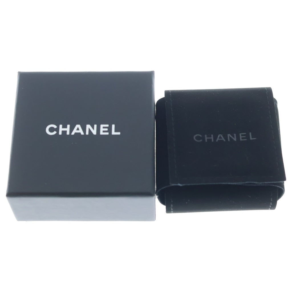 CHANEL(シャネル) ココマーク ラインストーン パール ラウンド ピアス ゴールド×ホワイト GP レディース