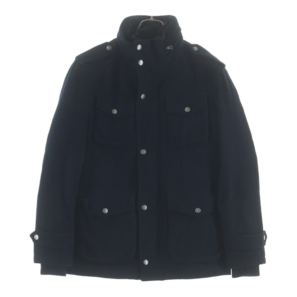 BURBERRY(バーバリー) ウール フィールドジャケット スタンドカラージャケット アウター #M ブラック BMP29-328-28