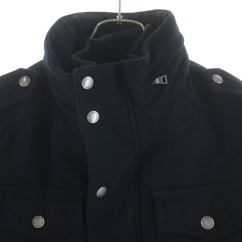 BURBERRY(バーバリー) ウール フィールドジャケット スタンドカラージャケット アウター #M ブラック BMP29-328-28