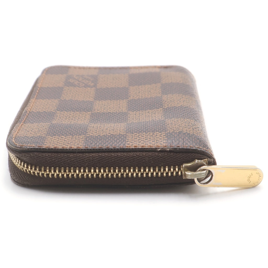 LOUIS VUITTON(ルイヴィトン) ダミエ ジッピーコインパース PVC レザー ブラウン N63070 レディース