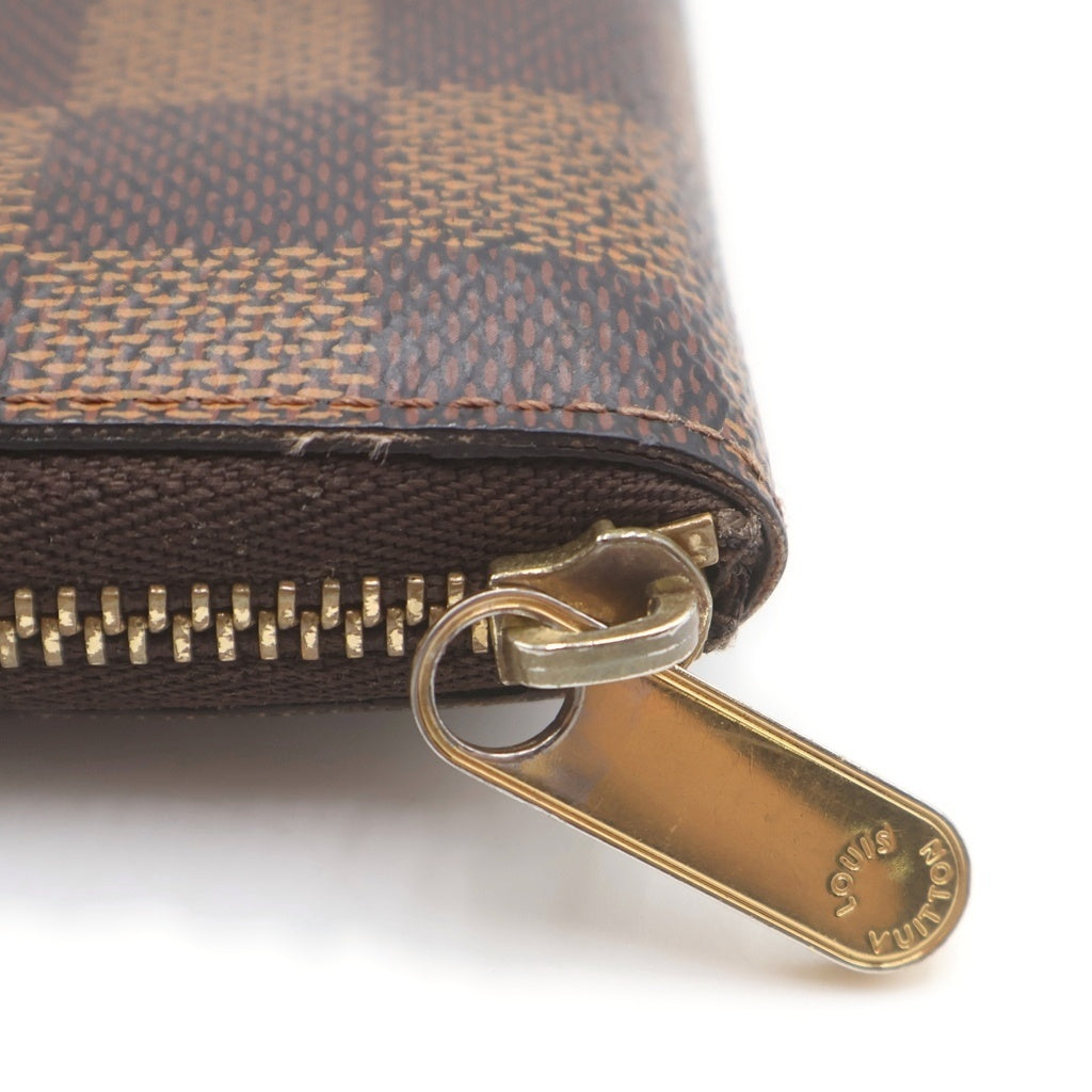 LOUIS VUITTON(ルイヴィトン) ダミエ ジッピーコインパース PVC レザー ブラウン N63070 レディース