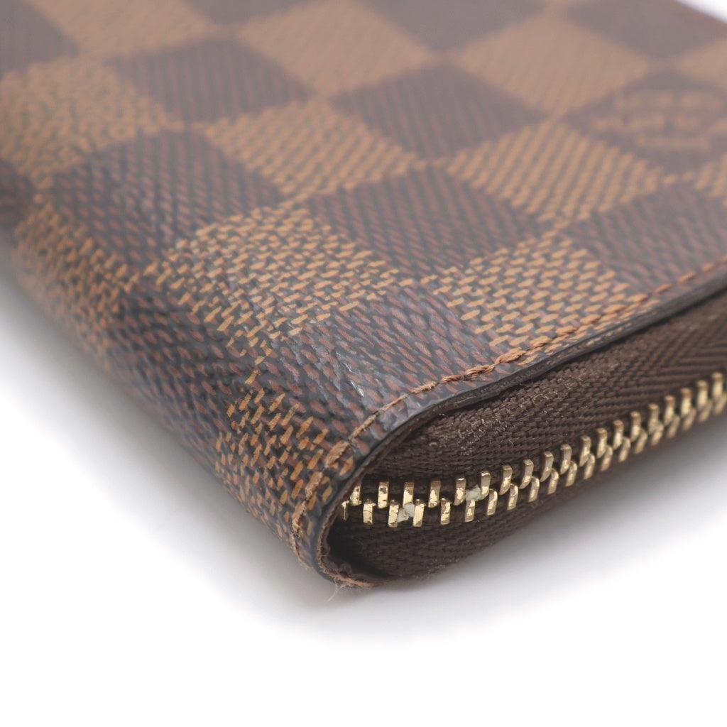 LOUIS VUITTON(ルイヴィトン) ダミエ ジッピーコインパース PVC レザー ブラウン N63070 レディース
