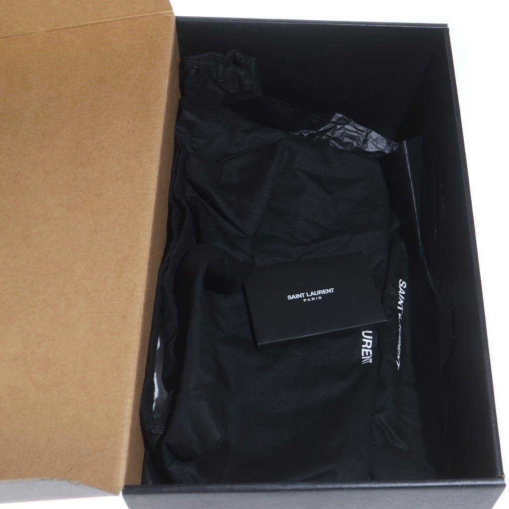SAINT LAURENT PARIS(サンローランパリ) Court Classic Star レザー スターデザイン 星柄 ローカット スニーカー ホワイト #41 421572