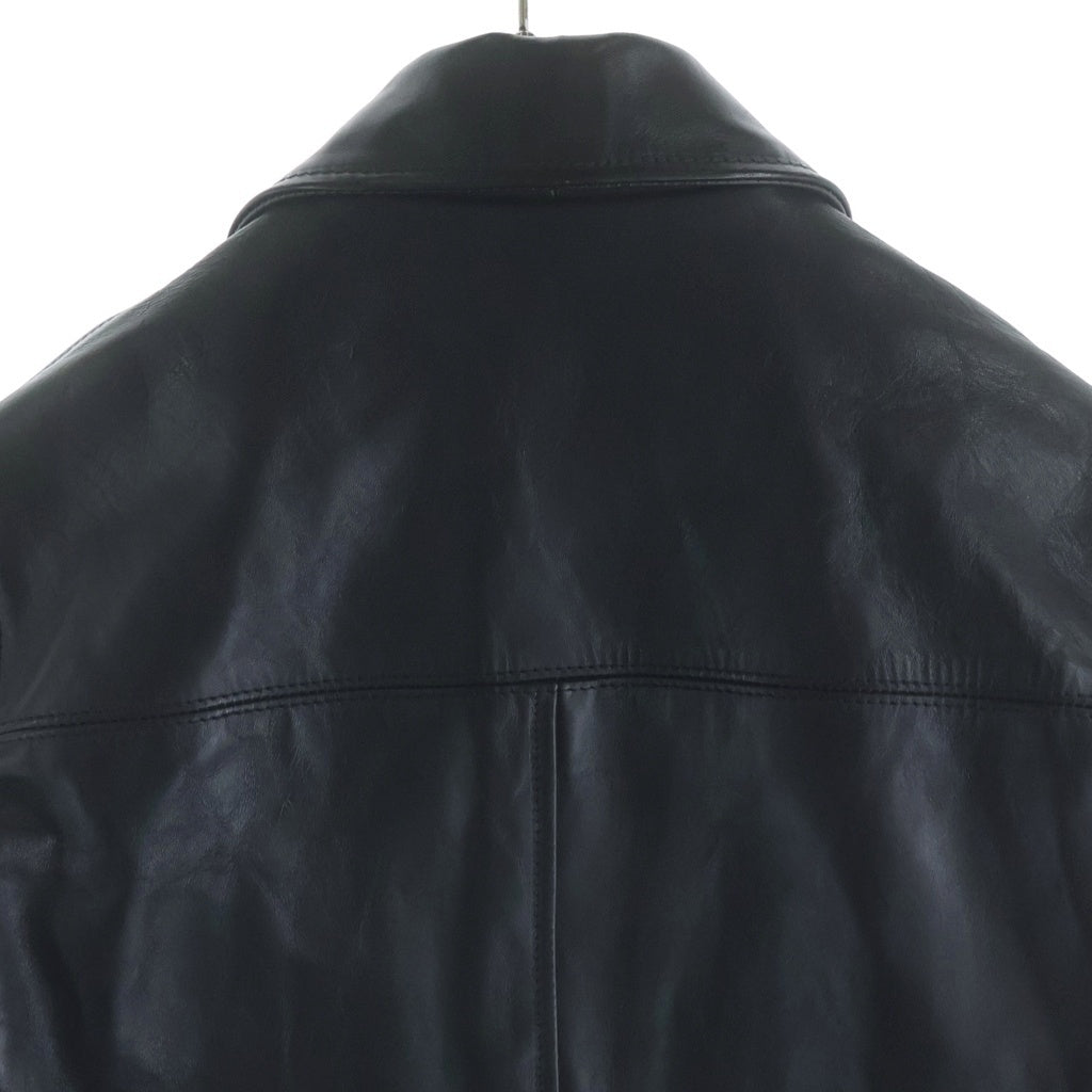 SCHOTT(ショット) カーコート レザージャケット ブラック 馬革×ウール #40 633SJH