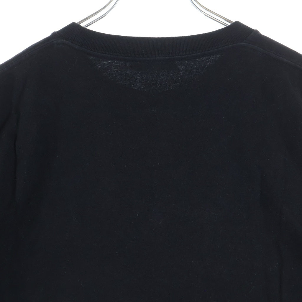 BALENCIAGA(バレンシアガ) フロントロゴプリント 半袖Tシャツ カットソー コットン ブラック 594579 TGV60 1000
