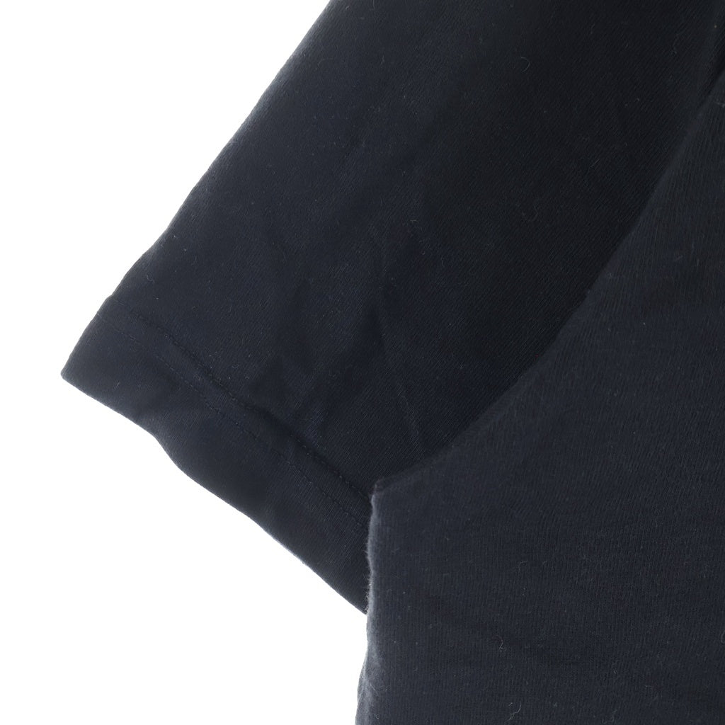 BALENCIAGA(バレンシアガ) フロントロゴプリント 半袖Tシャツ カットソー コットン ブラック 594579 TGV60 1000