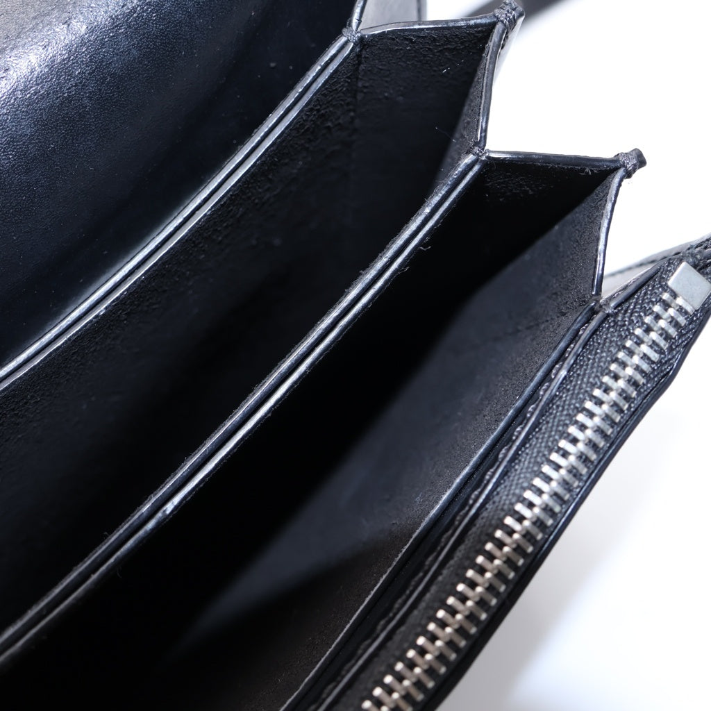 Maison Martin Margiela(メゾンマルタンマルジェラ) ライン11 クロスボディバッグ ショルダーバッグ ミニバッグ ブラック レザー S35WG0159