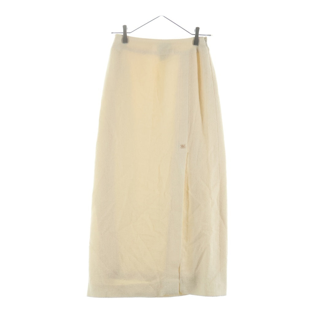 CHANEL(シャネル) ココマーク ロングスカート アイボリー #36 レディース