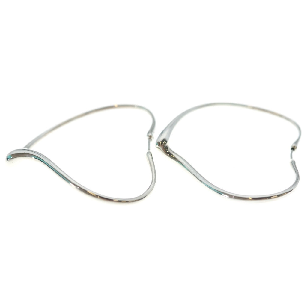 TIFFANY & Co.(ティファニー) エルサ ペレッティ オープンハート フープ ピアス ラージ SV925 シルバー レディース