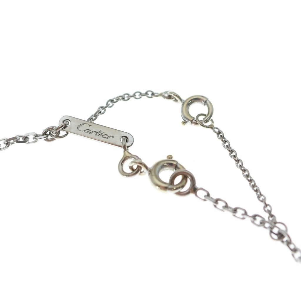 Cartier(カルティエ) Cハート ネックレス ペンダント チェーン ホワイトゴールド Au750WG レディース