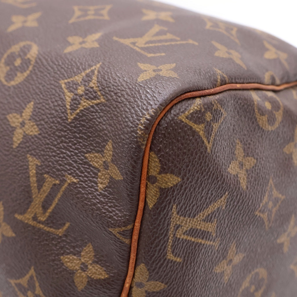 LOUIS VUITTON(ルイヴィトン) モノグラム スピーディ30 ハンドバッグ ボストンバッグ ブラウン PVC×レザー M41526 ゴールド金具 レディース