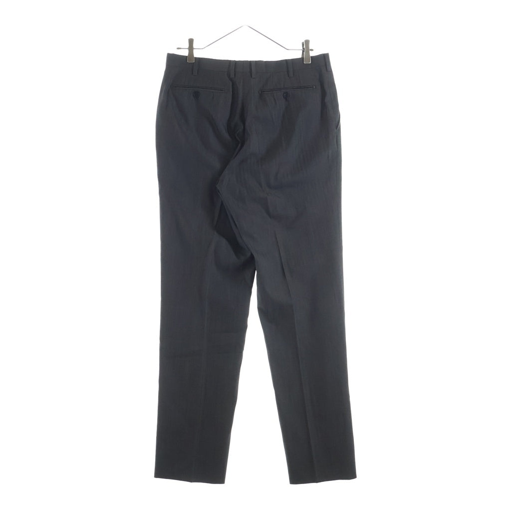 BURBERRY BLACK LABEL(バーバリー ブラックレーベル) ストライプ柄 3ピース セットアップ スーツ 3Bテーラードジャケット スラックス パンツ ベスト グレー BMD36-513-06
